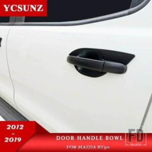 ABS ドアハンドルボウルカバーマツダ BT50 BT-50 2012-20 ダブルキャブカーアクセサリー