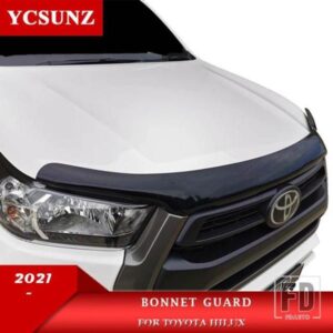 アクリルボンネットガードトヨタハイラックス 2021 4X2 4X4 フロントバグフードディフレクタープロテクタースタイリング YCSUNZ