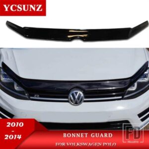 アクリルボンネットガード VW フォルクスワーゲンポロ 2010-15 着色ガードフードディフレクターカーアクセサリー