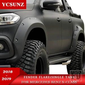ABS フェンダーフレアメルセデスベンツ X クラス 2018 2019 シングルタンク左マッドガードアクセサリーホイールアーチ外装 YCSUNZ