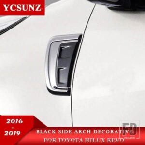 ABS サイドアーチトリム装飾トヨタフォーチュナー SW4 2016-22 車外装アクセサリー YCSUNZ