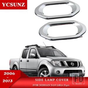 クロームサイドランプインジケータライトカバー日産ナバラ D40 2006-13 ダブルキャブカーアクセサリー