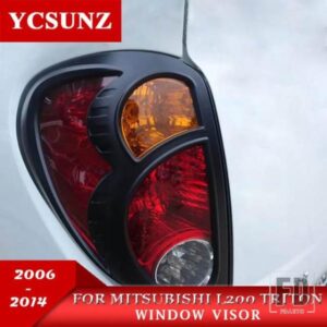 ABS テールライトカバー三菱 L200 トリトン 2006-2014 リアランプ装飾カバーダブルキャブカーアクセサリー YCSUNZ