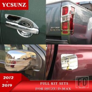 2012-2019 ABS フルキットセットいすゞ DMAX 2012-19 アクセサリーハンドルミラーライトカバー YCSUNZ