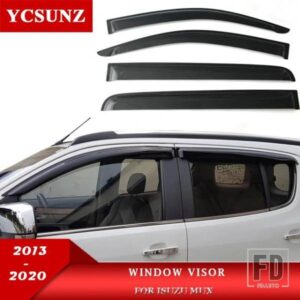 ABS ウィンドウディフレクターいすゞ MUX 2013-20 ウィンドウバイザー日雨ガードカーアクセサリー YCSUNZ