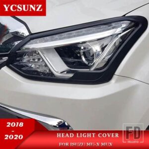 ABS ヘッドライトカバーアクセサリーいすゞ MU-X MUX 2018 2019 2020 車外装部品 YCSUNZ