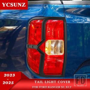 ABS テールライトカバーフォードレンジャー XL XLS 2023 2024 2025 車外装アクセサリーダブルキャビン YCSUNZ