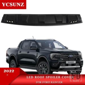 ABS LED ルーフパネルルーフスポイラーカバーフォードレンジャーワイルドトラック T9 2022 2023 スポーツ XLT XLS XL ピックアップトラックカースタイリング