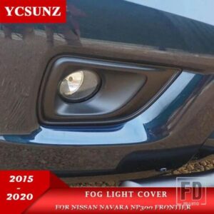 ABS フォグライトカバーアクセサリー日産ナバラ NP300 フロンティア 2015-20 ダブルキャビンカースタイリング YCSUNZ