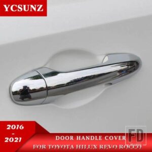 ABS ドアハンドルカバートヨタハイラックス REVO ロッコ 2016-21 カースタイリング 4 4 4 2 アクセサリー