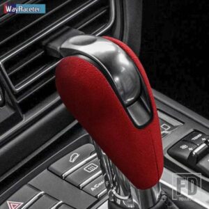 ULTRASUEDE トップスエードラップギアシフトノブトリムカバーポルシェマカン 95B パナメーラ 970 718 911 ボクスターケイマンアクセサリー