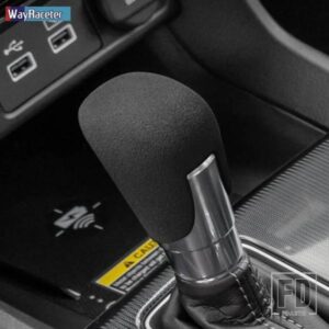 ULTRASUEDE トップスエードラップギアシフトノブ ABS トリムカバーステッカーホンダシビック 11TH 世代 2022 - アクセサリー
