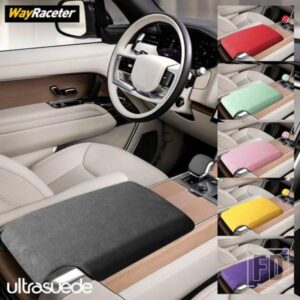 ULTRASUEDE スエードラップ収納アームレストボックスギアシフトノブカバーレンジローバー L460 2022 2023 2024 2025 アクセサリー