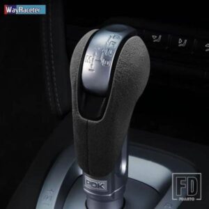 ULTRASUEDE トップスエードラップギアシフトノブトリムステッカーカバーポルシェケイマンボクスター 981 987 2009-2016 アクセサリー