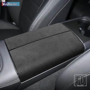 ULTRASUEDE ラップアームレストボックスパネルトリムステッカーカバーメルセデスベンツ GLE W167 C167 V167 GLS X167 AMG マイバッハ 2020 2021