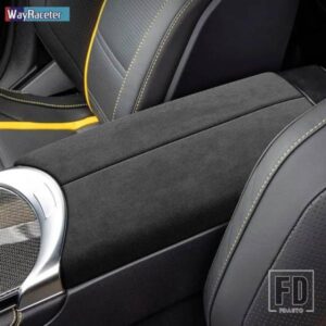 ULTRASUEDE トップスエードアームレストボックスパネルトリムステッカーカバーメルセデスベンツ GLC クラス X253 クーペ C253 AMG 43 63 アクセサリー