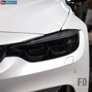 ヘッドライトフィルムフロントスモークブラック TPU ステッカー BMW M2 F87 M3 F80 M4 F82 F83 M5 F10 F90 M6 M8 I3 I8 Z4 E89 G29