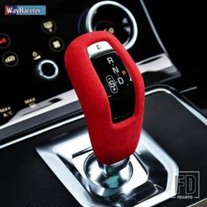 ULTRASUEDE スエードラッピングギアシフトノブ ABS トリムカバー装飾レンジローバー EVOQUE L551 L494 ディスカバリースポーツ L550