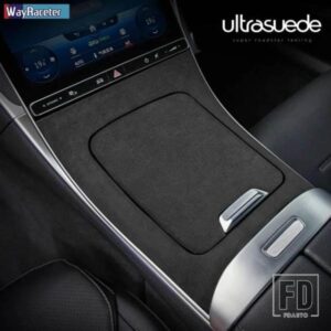 ULTRASUEDE トップスエード中央制御パネルステッカー装飾トリムカバーメルセデスベンツ C クラス W206 2022 アクセサリー