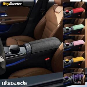ULTRASUEDE 収納アームレストボックスギアシフトノブカバーメルセデスベンツ W177 AMG A45 A35 200 A クラス 2019-23