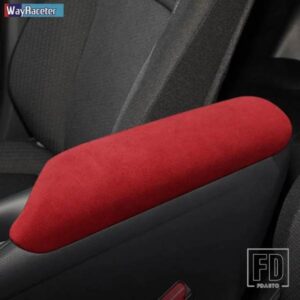 ULTRASUEDE ラップトップスエードアームレストボックスパネルトリムステッカーカバートヨタ CHR 2017-21 インテリアアクセサリー