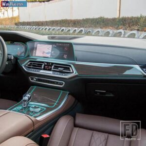 インテリア中央コンソールギアダッシュボードナビゲーション画面フィルム BMW X5 G05 2019-21 M50I M ビレット