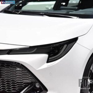 ヘッドライトフィルムヘッドランプクリア黒 TPU ステッカートヨタカローラ E210 2019 2020 NMS 2014-2018 アクセサリー