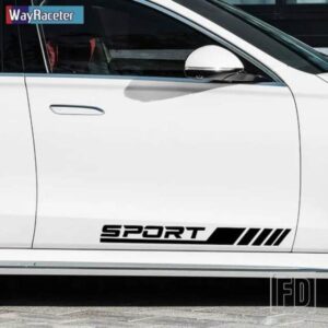 2 個エディション 1 スポーツドアサイドステッカーボディデカールメルセデスベンツ W204 W205 C63 A45 W176 W177 C118 W212 W213 W164 AMG