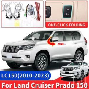2010-2023 トヨタランドクルーザー 200 プラド 150 LC200 LC150 バックミラー自動キット折りたたみ電動サポートアクセサリー