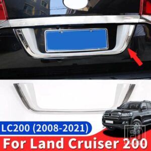 トヨタランドクルーザー 200 LC200 2008-2019-21 外装アクセサリーテールゲート U 字型装飾ストリップ VX GX