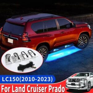 トヨタランドクルーザープラド 150 LC150 2010-2023 2018-20 エクステリアアクセサリー LED ランプドアペダルアンビエントライト