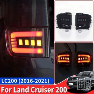 トヨタランドクルーザー 200 2016-2021 リアバンパー LED ランプフォグランプストップランプ LC200 FJ200 外装アクセサリー