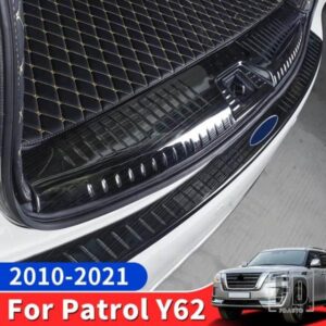 2012-2021 日産パトロール Y62 リアドアシルプレートテールドアガードボードステンレス装飾アクセサリー
