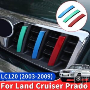 2003-2009 トヨタランドクルーザープラド 120 ミディアムメッシュトリム LC120 フロントフェイス 3 色トリムアクセサリー