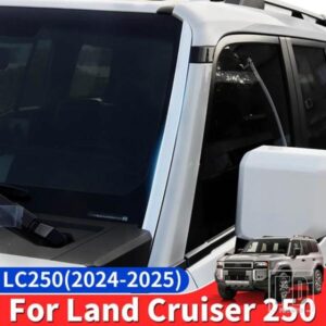 トヨタランドクルーザー 250 プラド LC250 2024 2025 1958 FJ250 フロントガラス窓クローム装飾スパンコールアクセサリー
