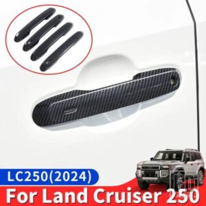2024 トヨタランドクルーザー 250 1958 外側ドアハンドル装飾カバー LC250 外装アップグレードアクセサリークロームチューニング