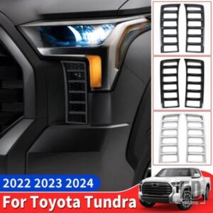2022 2023 2024 トヨタ タンドラ ヘッドライトアンダーグリル装飾吸気グリルアクセサリーに