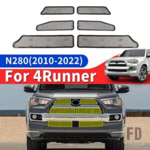 フロントグリルステンレスワイヤーメッシュトヨタ 4 ランナー 2021-2010 TRD プロスポーツプレミアムオフロード外装部品アクセサリー