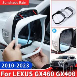2010-2023 レクサス GX460 GX 460 2018-20 チューニングバックミラーレインカバーアクセサリーサイドウィンドウディフレクター
