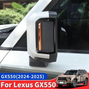2024 2025 レクサス GX550 550H バックミラーサイド装飾ブライトフレーム GX 550 外装アップグレードアクセサリー