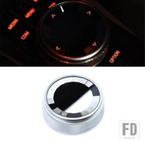 7 ボタン IDRIVE マルチメディアノブ ロッククリスタルカバー BMW E90 E92 E93 2009-2011 E70 E71 2010-2013用
