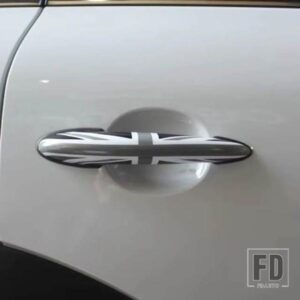 2 個ドアハンドルカバーステッカーミニクーパー R56 R57 R59 R60 R61 F54 F55 F56 F60