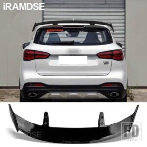 ルーフウイング MG HS スポイラーモリスガレージ 2018-2022 ブラックタイプ TE カーボン表面テールフィンアクセサリー