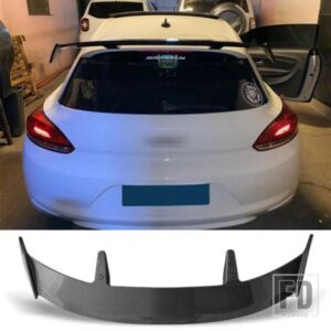 カーボン表面スポイラー VW シロッコ 2009-2017 年通常のスタンダードタイプ TE ABS 材料リアトランクルーフアクセサリー
