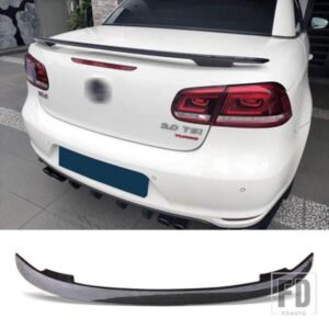 トランクスポイラータイプ MT カーボン表面リアトランクウイング ABS 材料リペアアクセサリーフォルクスワーゲン EOS 2008 - 2015
