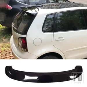 光沢ブラックスポイラーフォルクスワーゲン VW ポロ 2006 07 08 09 リアトランクウイングダックテールリップ