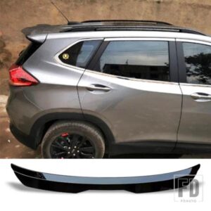 ルーフスポイラーカーボン表面タイプ DGS リアトランクウイング ABS 材料リペアアクセサリースポイラーシボレートラッカー 2019 2020