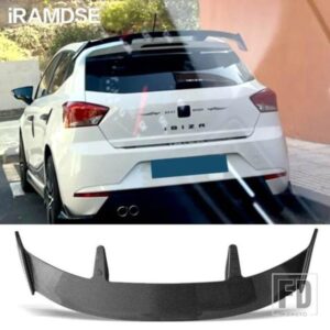 グロスブラックスポイラー SEAT IBIZA LEON カーボンペイント 2009-2021 年リアフロントガラスウイングトランク ABS アクセサリー