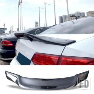 トランクスポイラーカーボン FRP 自動リアトランクウイング R スタイルリペアアクセサリースポイラーフォルクスワーゲン VW ジェッタ 2015 - 2017