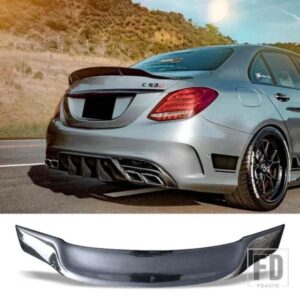 カーボンスポイラーメルセデスベンツ W205 C260 C43 C63 クーペ AMG リアダックテールウィング C クラス 4 2 ドアトランクアクセサリー